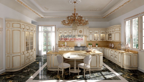 Выбираем цвет стен для кухни оттенка слоновой кости