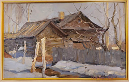 Русская деревня весной