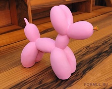 Balloon dog (матовый розовый)