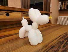 Balloon dog (матовый белый)